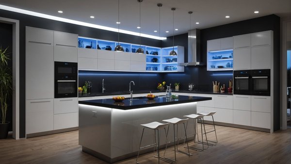 Transform Your Kitchen's Atmosphere with the Magic of Multi-Color LED Lighting