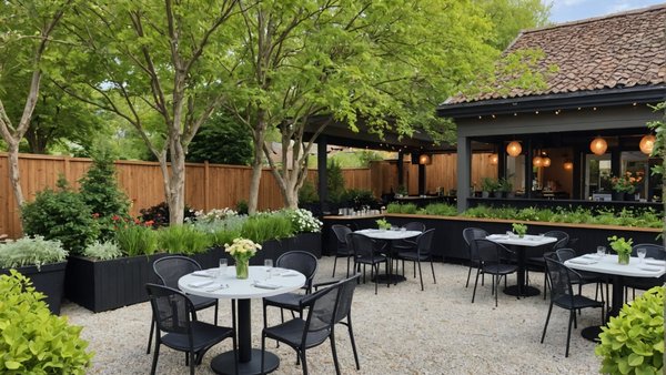 Transform your rural bistro: key features for creating an inviting sensory garden dining experience